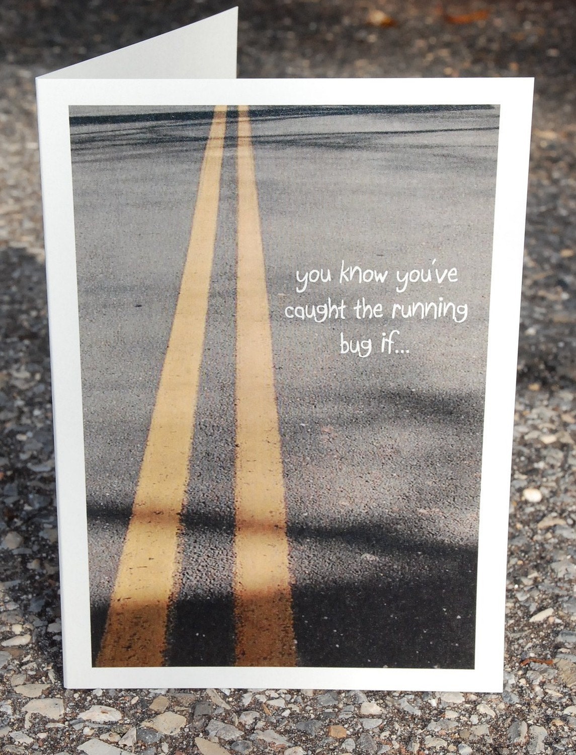 Card For Runners, Running Bug, PR023 - AsphaltAndMe Card For Runners, Running Bug, PR023 - AsphaltAndMe