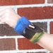 Mountain Scene Wrist Cuff with Hidden Pocket