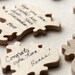 80 piece Modern Guestbook Wedding Puzzle WOOD - names or date added