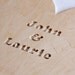 30 piece Rustic Wood Guest Book Wedding Puzzle HEART