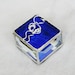 Stained Glass Ring Box Bride & Groom Initials Wedding Ceremony Engagement Custom-Made Handmade OOAK