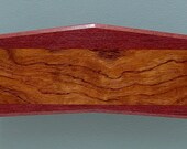 12 Inch Bubinga and Purple Heart Magnetic Rack