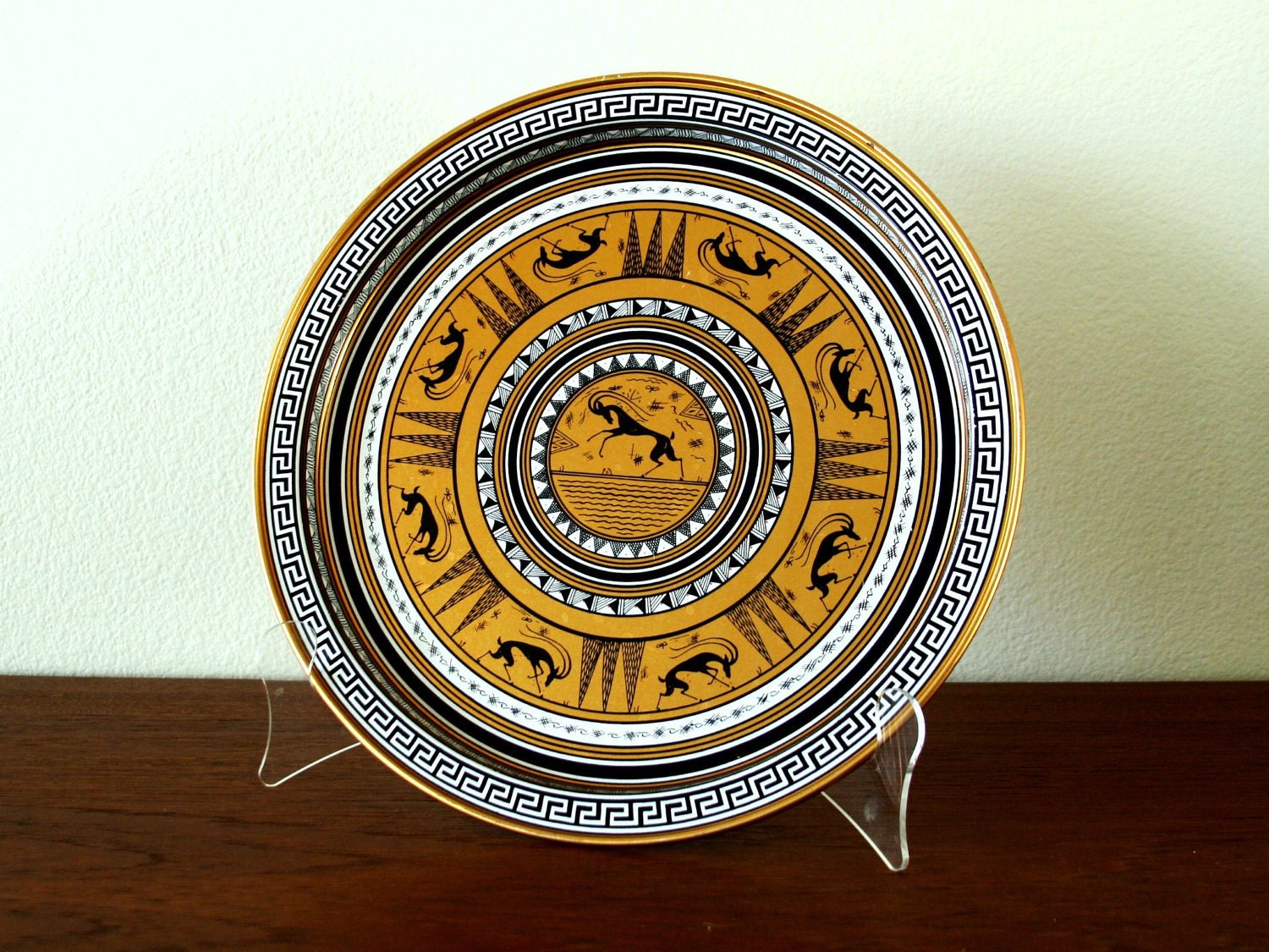 Vintage metal tray