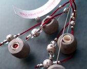Hanging Earrings with Secret Message - Little Thoughts