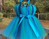 Peacock Tutu Dress by Atutudes - Display Piece for the 63rd Annual Primetime Emmy Awards Gifting Suite and as seen on Etsylush
