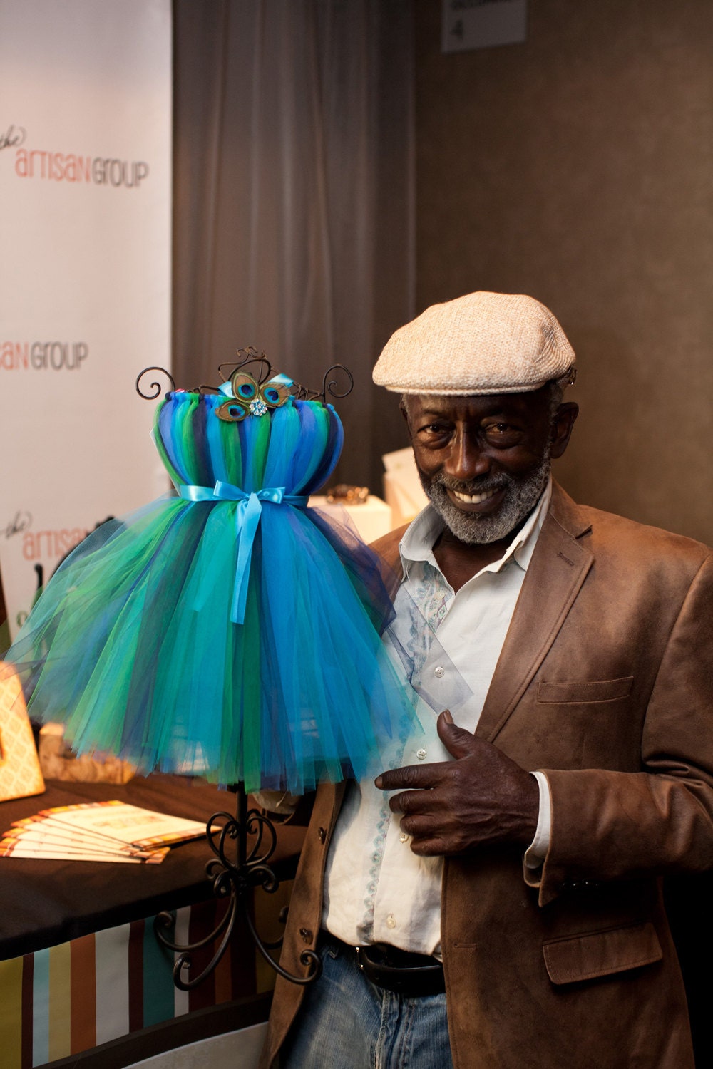 Atutudes Pretty Peacock Tutu Dress - Display Piece for the 63rd Annual Primetime Emmy Awards Gifting Suite and as seen on Etsylush