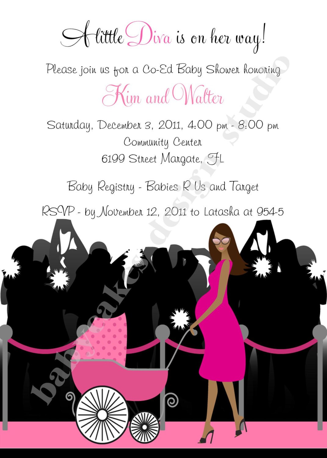 diva baby shower