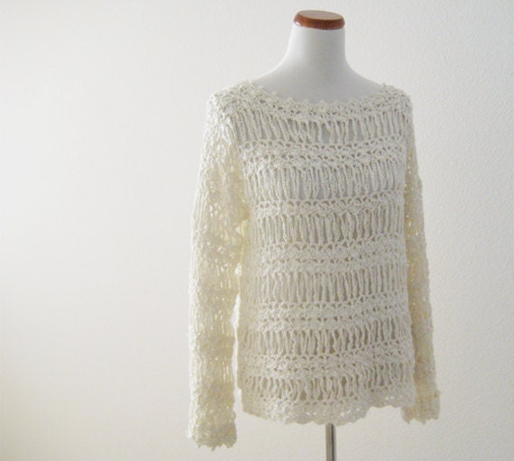 White Pearl Sweater