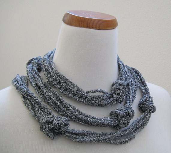 Silver Knot Scarf