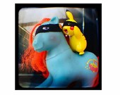 cute avengers (5 x 5 Fine Art Print) Whimsy Vintage Play My Little Pony