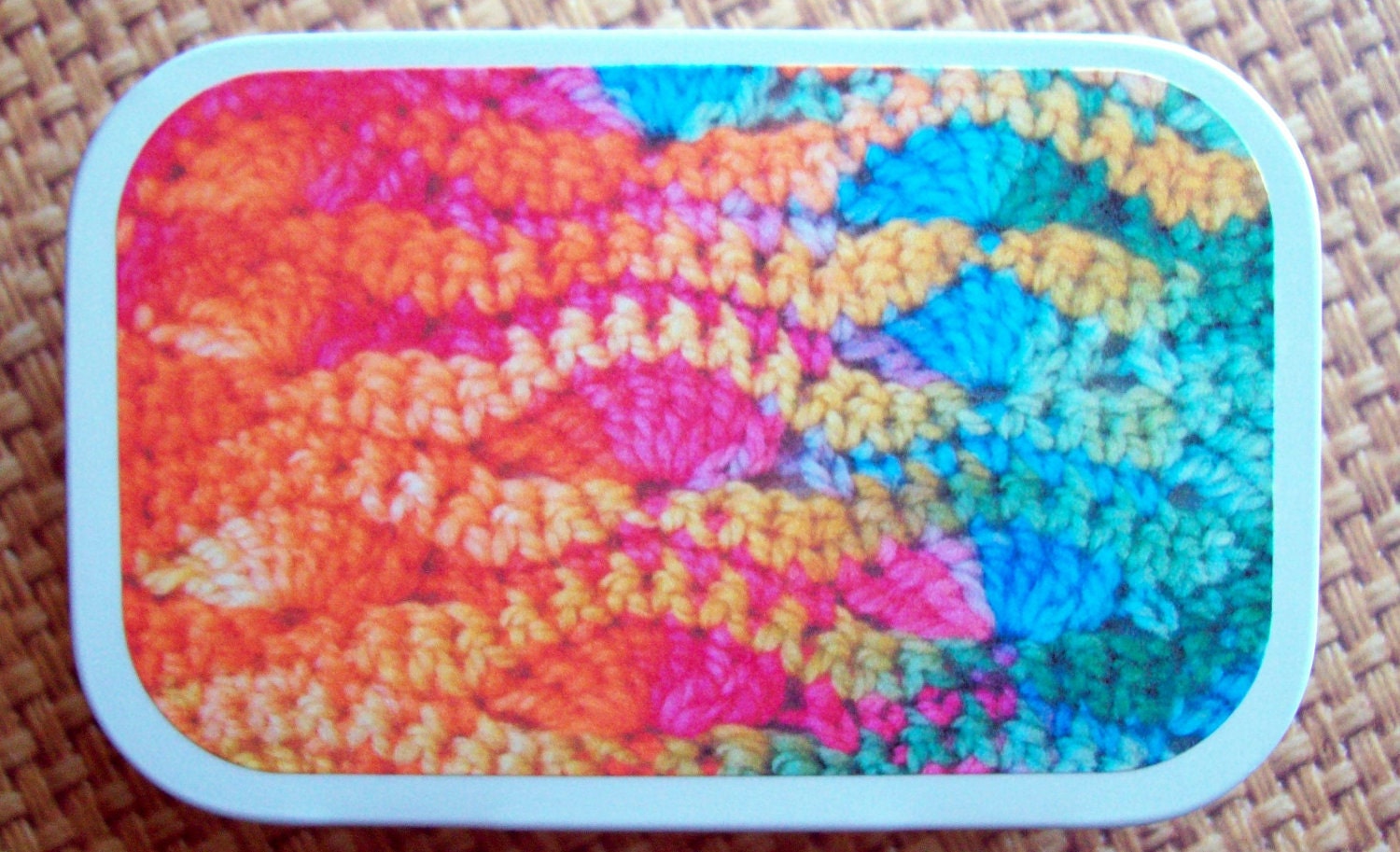 Wild Waves: The Crocheter's Tool Tin for your Crochet Project Bag