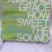 HALF PRICE CLEARANCE: amazing grace - 20x20 -  hand painted canvas - shades of green and blue - hymn lyrics - words as art