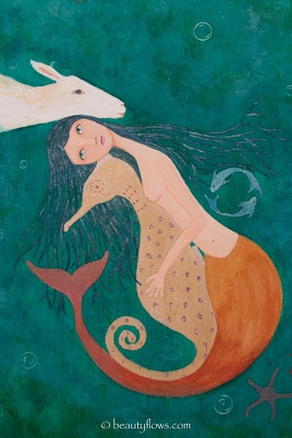 Pisces Mermaid Seahorse Friends