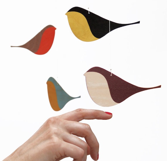 snug.songbirds - wooden mobile