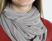 Infinity Scarf in Light Grey