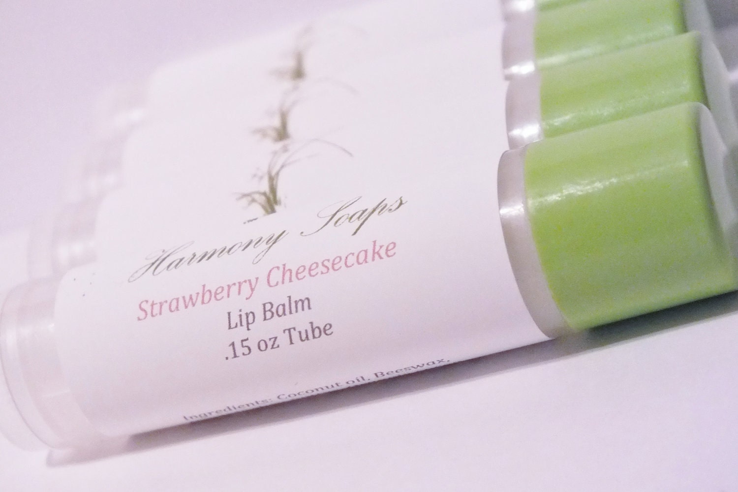 Strawberry Cheesecake Natural Lip Balm Tube