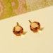 Rose Peach 4.8mm Swarovski Crystal Surgical Steel Stud Earrings