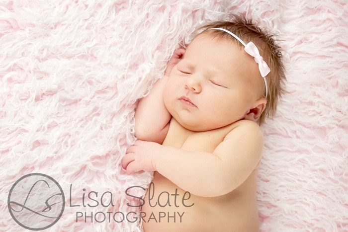 Baby, newborn, adult headband and photography prop The single sprinkled- Bitty Bow headband