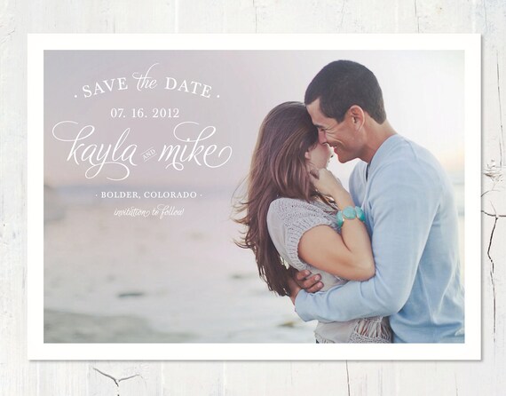 Save the Date Postcard