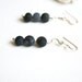 Blue Earrings, Silver blue earrings, Blue gifts, natural blue earrings