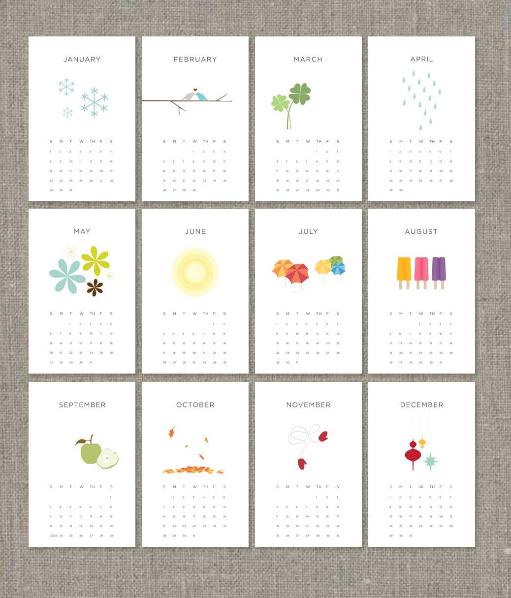 2013 Printable Calendar PDF