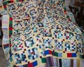 Quilt-Scrappy Postage Stamp