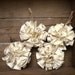 Cottage SongPoms - Set of 4 Sheet Music Ornaments