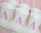 Initial Monogram Design 50 custom printed paper cups Il_170x135