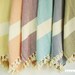 Turkish BATH Towel Peshtemal - SOFT - Claret Red