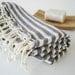 Turkish BATH Towel Peshtemal - Gray