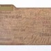 Greeting Card Organizer Dividers made of Formica - Christian Faith Words - 5x8 inch - set of 6 dividers