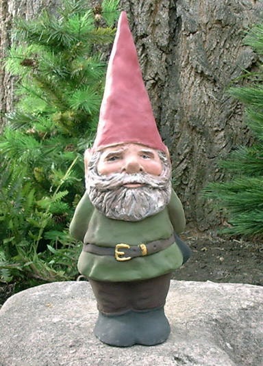Willard 14" Hedgerow Garden Gnome (Green) Item R82G