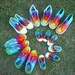 Tie dye shoes Custom dyed-Upcycled