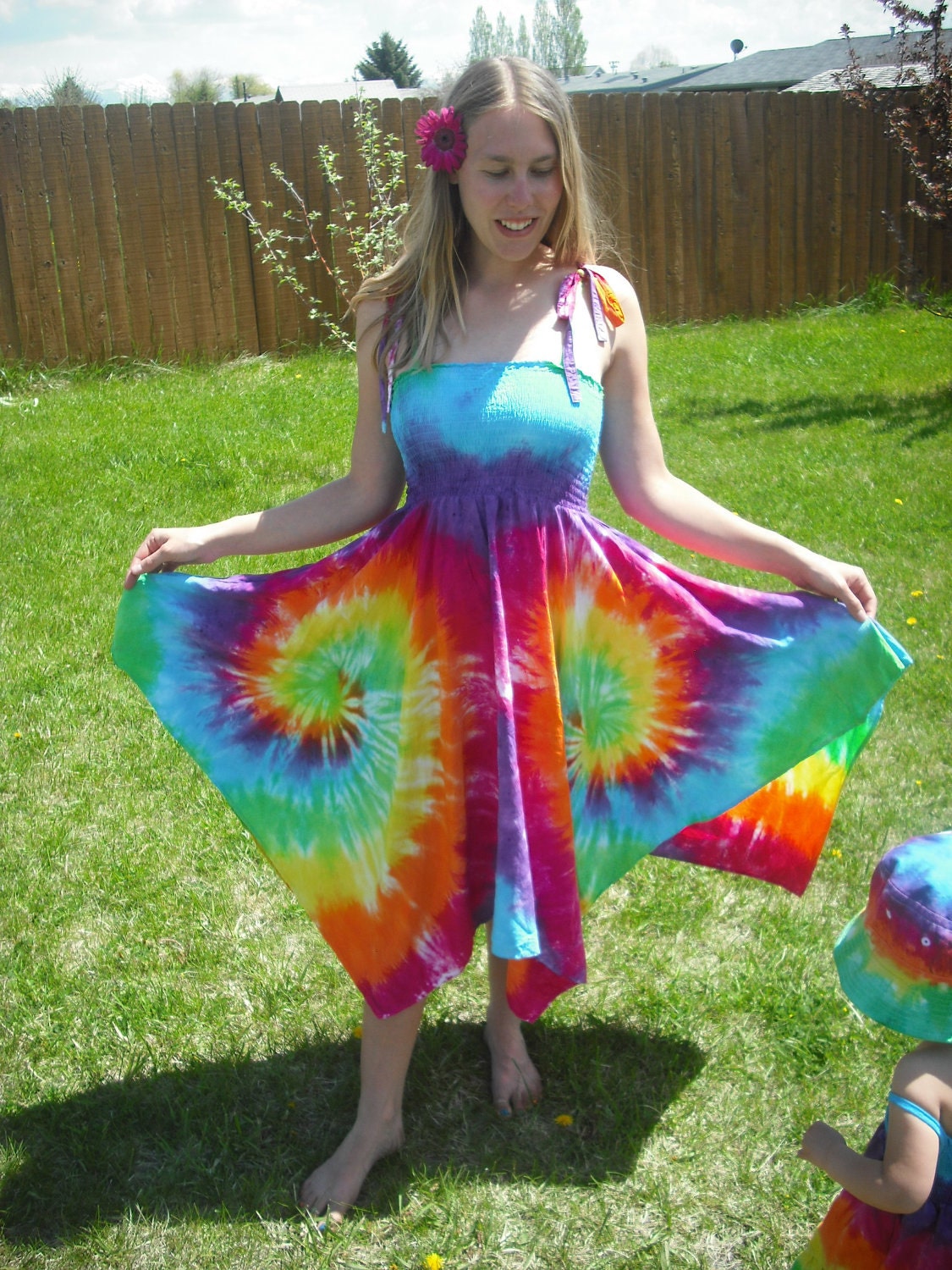 Asymmetrical dress/skirt combo