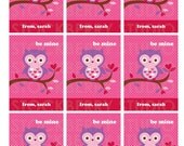 Printable Valentine's Day Card -Owl Il_170x135