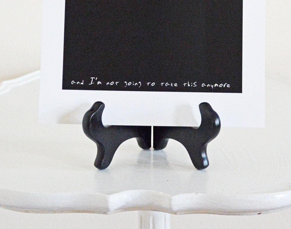 Mad As Hell Network Movie Quote Print 8 x 10 Archival Art Print Black White Text Typography