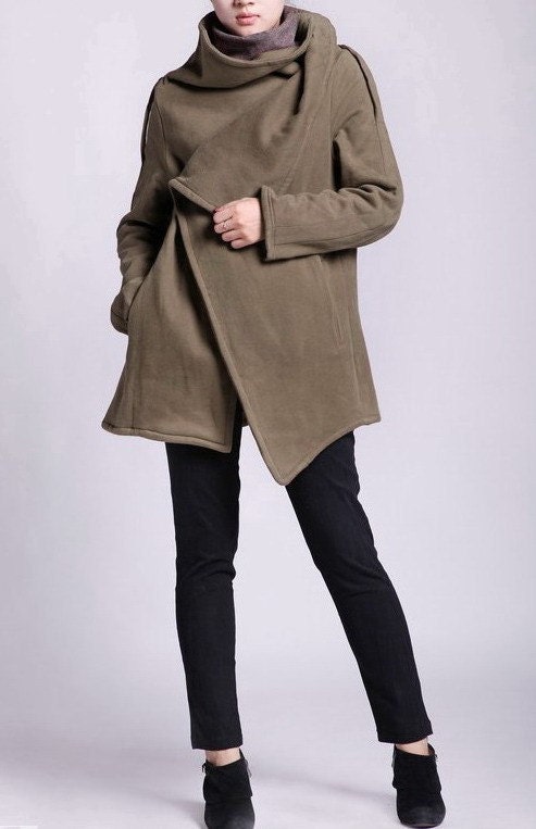 Live in your heart/warm soft coat/3 colors/custom made