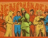 The Henchmen (James Bond inspired Silkscreen Print) - 12" x 18"