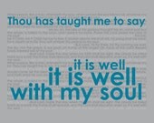 It is well poster