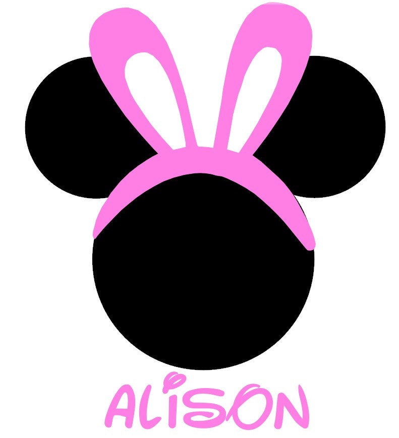 Easter Mickey Mouse  Iron On