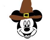 Harry Potters Sorting Hat Mickey Mouse  Iron On