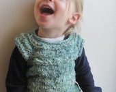 The Birthday Vest - Handspun Knit Toddler Sweater Vest