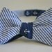 Seersucker and Anchors Bow Tie