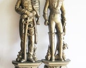 Syroco Hollywood Regency Imperial Soldiers Wall Hangings