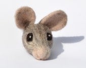 Felt Mouse Brooch