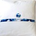 throw pillow cover 'Blue Watercolor' 18x18