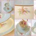 SALE Alice Loves Sky Blue, Cupcake Stand & Cake Tray Platter in 3 Tiers for Wedding, Tea Party or Birthday Sweets