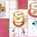 Alice Turns Pink, Large 4 Tier Gold & Raspberry Tea Stand of Vintage China for Wedding Cupcakes, Shower Dessert Display or Birthday Party