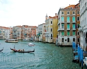 On the Grand Canal (Venice, Italy) 5x7 Original Photographic Print, Matted