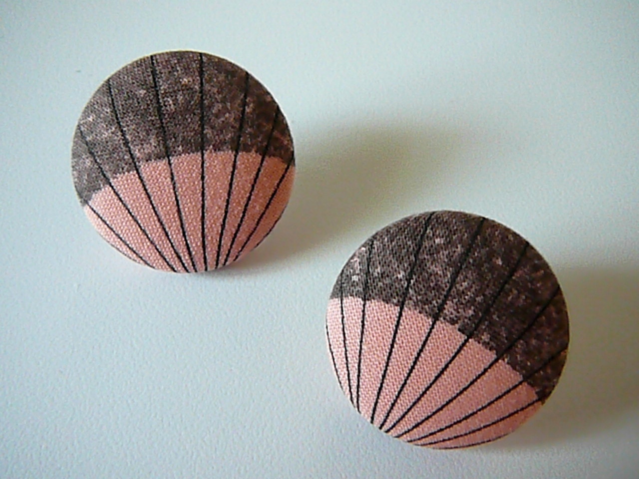 Medium Button Earrings